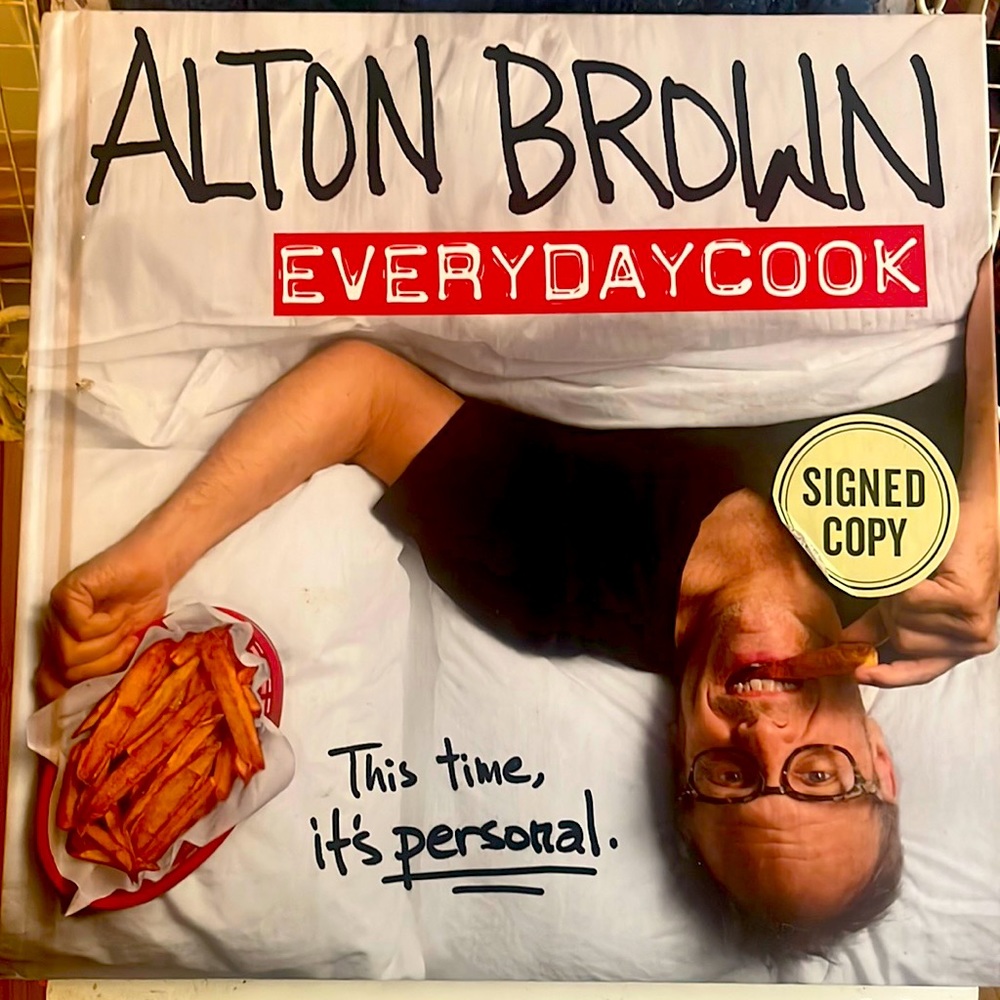 Alton Brown Signed copy hardback